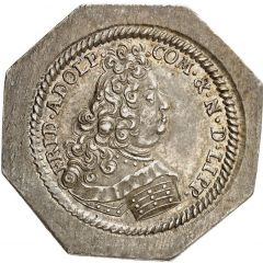 1/2 Thaler - Frederick Adolphus 47th Birthday, Klippe