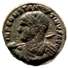 Nummus - Constantinus I VICTORIAE LAETAE PRINC PERP, Arelate