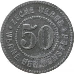 50 Pfennig - Werne Zeche Werne