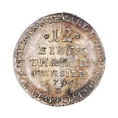 1⁄12 Thaler - Charles Louis and Henry Christian Frederick