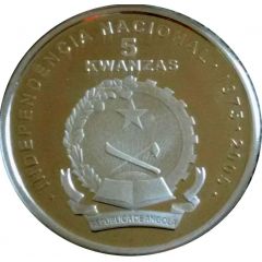5 Kwanzas Independence