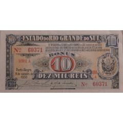 10 Mil Réis State Bonus, Series A