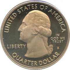 1/4 Dollar `Washington Quarter` Great Smoky Mountains, Tennessee