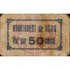 50 Céntimos Tous d`Anoia