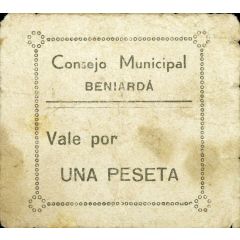 1 Peseta Beniardá