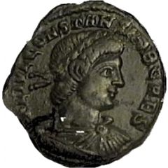 Nummus - Constans I GLORIA EXERCITVS, Treveri
