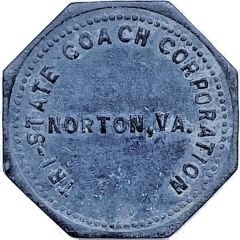 15 Cents - Tri-State Coach Corporation Norton, Virginia