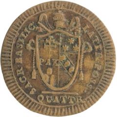 1 Quattrino - Pius VII POSSESS