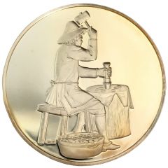 Medal - Postmasters Honoring the First Coins Struck in Monaco