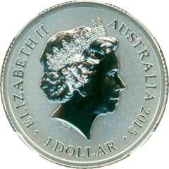 1 Dollar - Elizabeth II 4th Portrait - Alphabet Collection - Letter C - Silver Proof