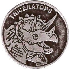 Token - Vale dos Dinossauros Triceratops