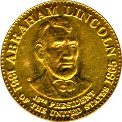 Token - Shell`s Presidential Coin Game Abraham Lincoln