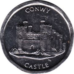 50 Pence - National Transport Token Conwy Castle