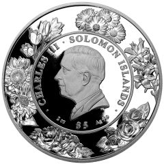 5 Dollars - Charles III Peony
