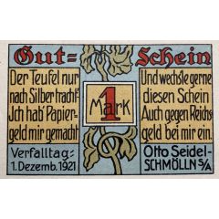 1 Mark Weinhandlung Otto Seidel