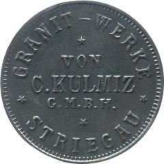10 Pfennigs - Striegau Granit Werke von C. Kulmiz G.M.B.H