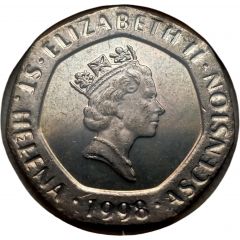 20 Pence - Elizabeth II 3rd portrait