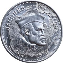 Medal - Canadian Explorers Jacques Cartier