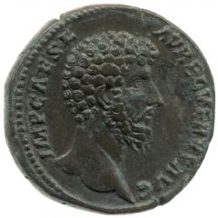 Sestertius - Lucius Verus FELIC AVG TR P III COS II S C