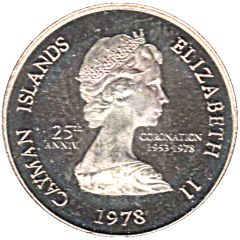 5 Cents - Elizabeth II 25th Anniversary of Coronation