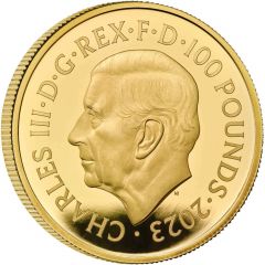 100 Pounds - Charles III R2D2 and C3PO, Gold Proof