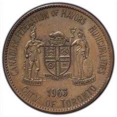 Medal - Canadian Federation of Mayors Municipalities Toronto, Ontario