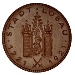 Medal - Löbau 700 Years brown