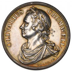 Medal - George II Oliver Cromwell, silver