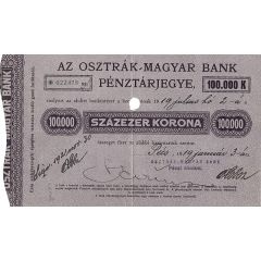 100 000 Korona Cash Ticket, Pécs