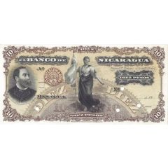 10 Pesos Banco de Nicaragua