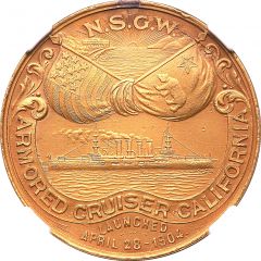 Dollar - U.S.S. California Launching