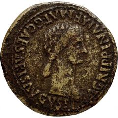 Dupondius - Agrippina I SCIPIONE ET MONTANO II VIR C C A