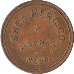 1 Dollar - Shea Merchandise Company Magnet, Nebraska