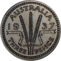 Pattern - 3 Pence - Edward VIII Reverse Trial