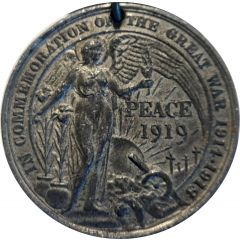 Medal - Peace Celebrations 1919 Borough of Accrington