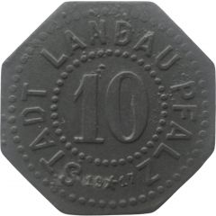 10 Pfennig - Landau