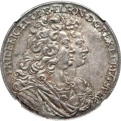 2 Riksdaler - Frederick I and Ulrika Eleonora