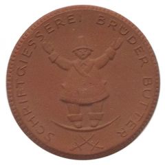 Medal - Schriftgiesserei Gebrüder Butter