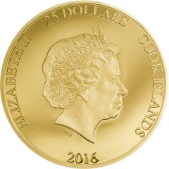 25 Dollars - Elizabeth II Pope Francis 80th Birthday