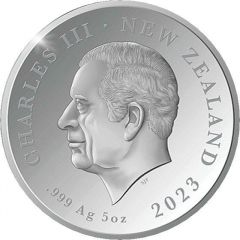 5 Dollars - Charles III 1st Portrait - Coronation, Silver Proof