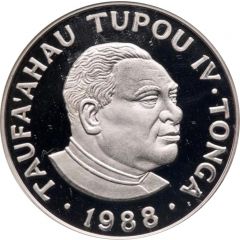 10 Pa`anga - Taufa’ahau Tupou IV Shot Putter