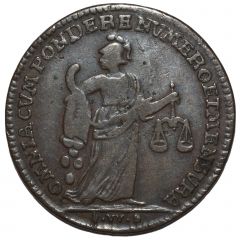 Counter Token - Münzmeisterpfennig Johann Wilhelm Schlemm