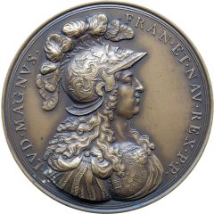 Louis XIV - NEC PLVRIBVS IMPAR Restrike