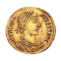 1 Solidus In the name of Theodosius I