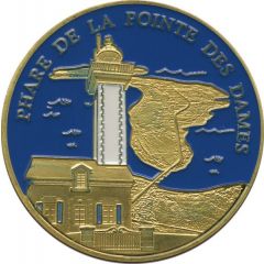 Jeton touristique - Souvenirs et Patrimoine - Noirmoutier - Phare de la pointe des Dames