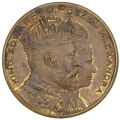 Medalet - Edward VII Coronation, Schwaab S. & S. Co.