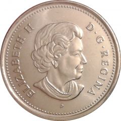 25 Cents - Elizabeth II 4th portrait