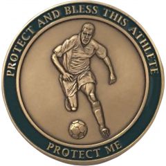 Medal - Saint Sebastian, Patron Saint of Athletes Soccer