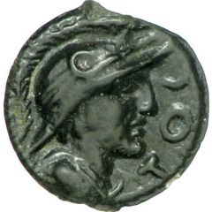 Potin with leaping lion TOC / TOC