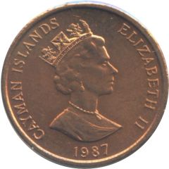 1 Cent - Elizabeth II 3rd portrait, non-magnetic